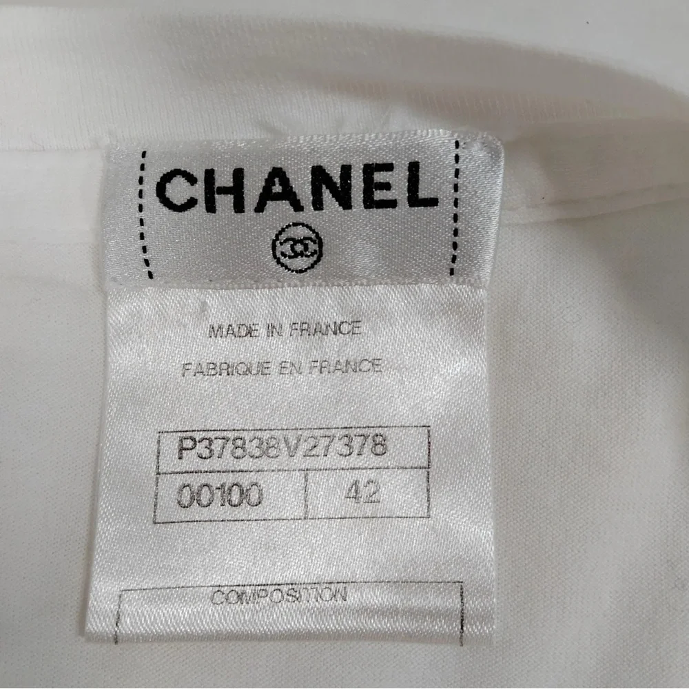 Chanel white t-shirt